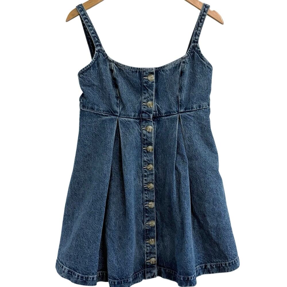 Reformation Cecil Denim Mini Dress